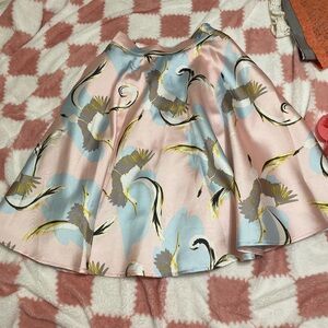 Gracia Pink and Blue Skater Skirt
